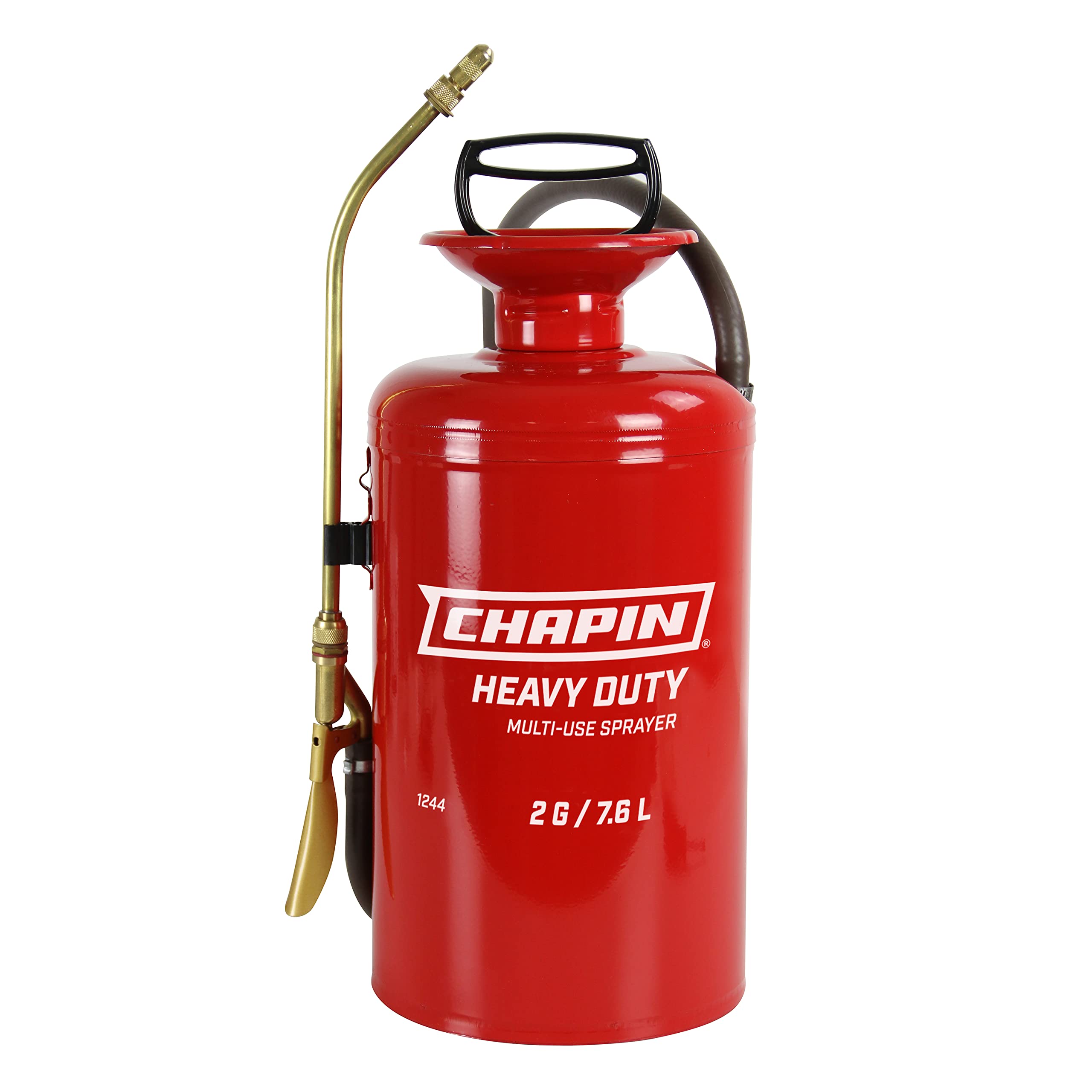CHAPIN front view of 2-gallon sprayer showing durable build and easy fill