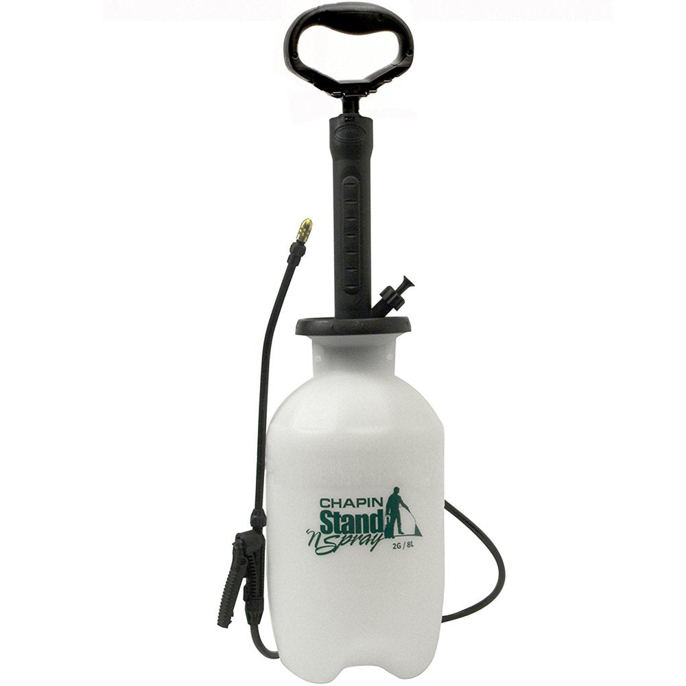 CHAPIN 29002 front view showing pump and carrying handle for ergonomic use
