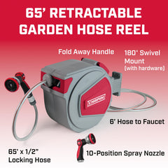CHAPIN 5999 hose fully extended to 65 feet demonstrating long reach benefit