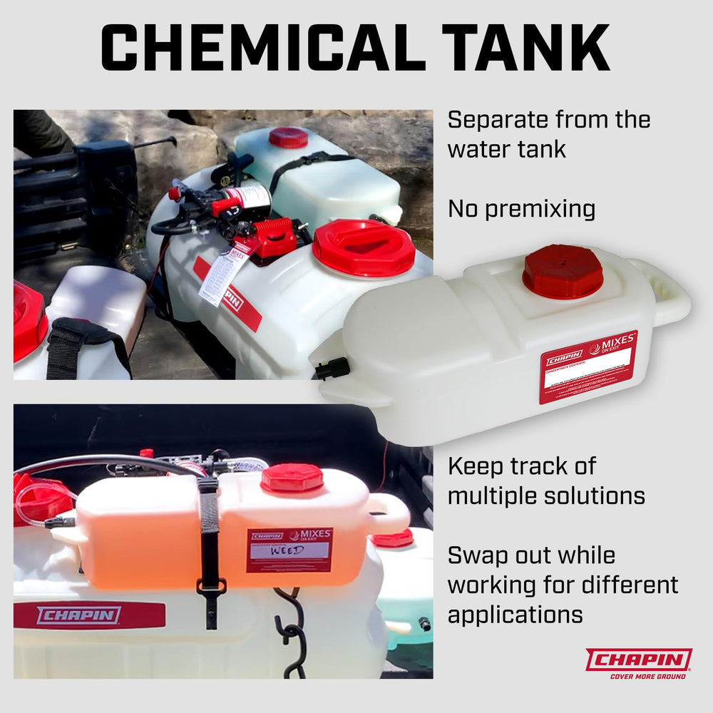 CHAPIN quick-connect detail illustrating secure leak-resistant connection