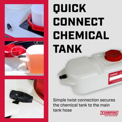 CHAPIN writable label closeup enabling clear chemical identification
