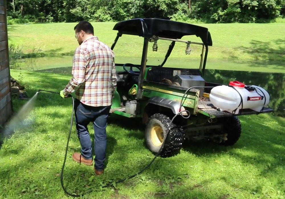 CHAPIN product label and 1-year limited warranty information