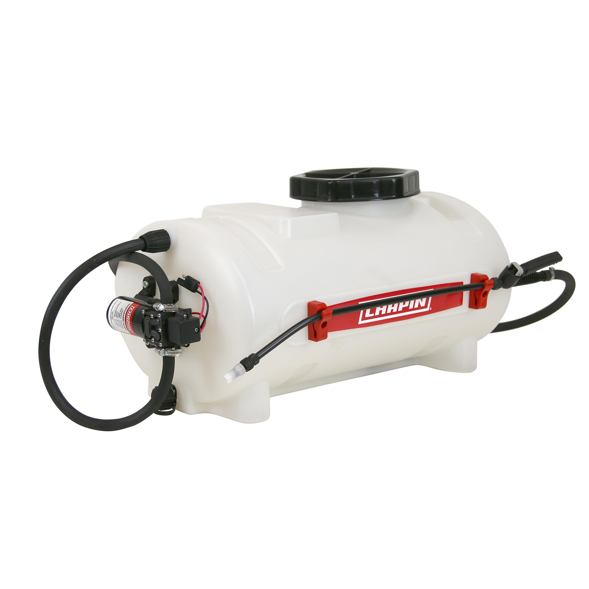 CHAPIN front view of sprayer showing compact design and mounting ease