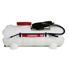 CHAPIN front view showing tank and pump, easy mounting benefit
