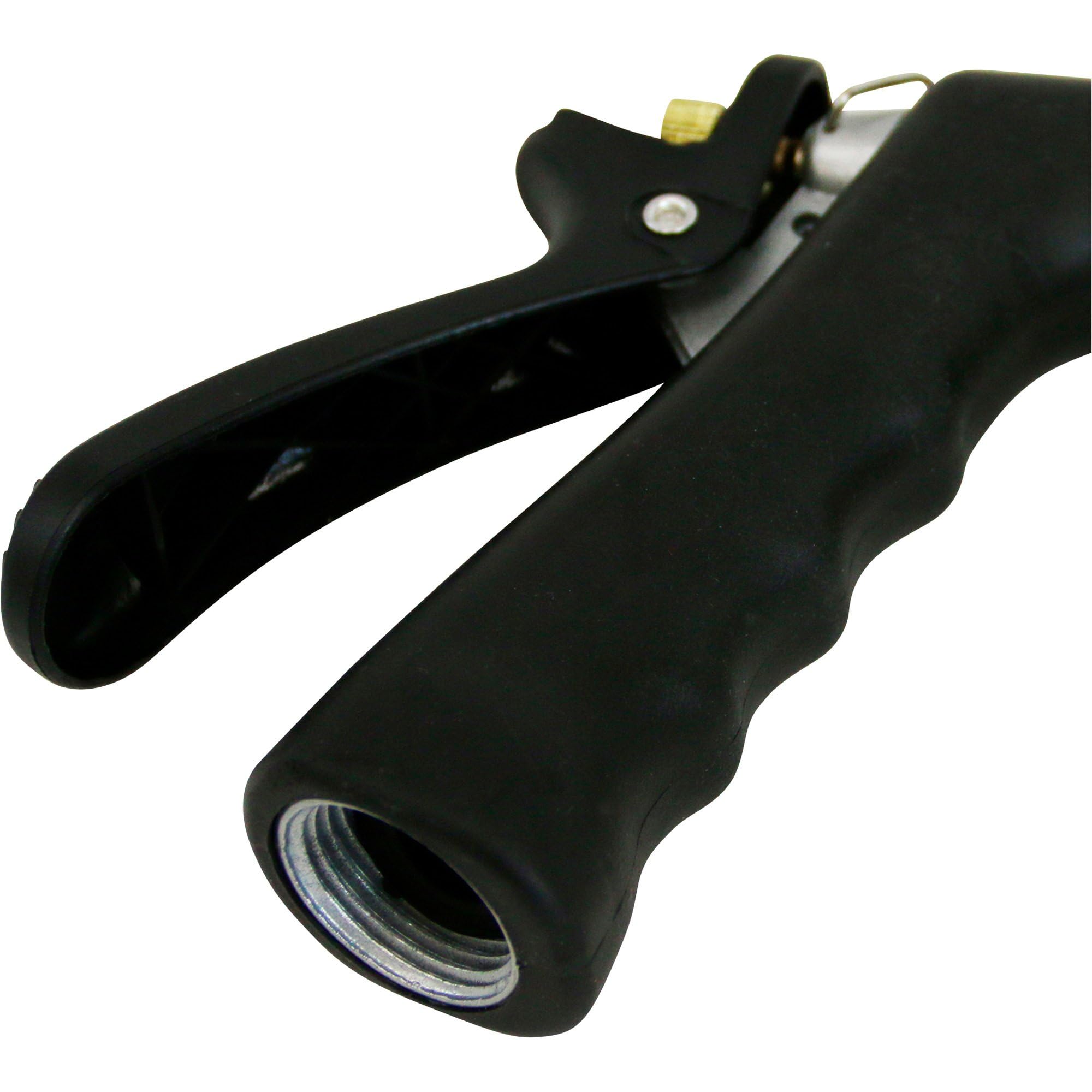 CHAPIN brass quick-connect detail for fast detach and rinse convenience