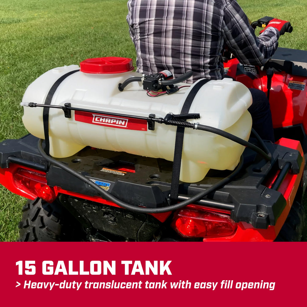 CHAPIN sprayer mounted on UTV, convenient transport benefit