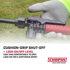 CHAPIN three included nozzles displayed for versatile spray patterns and precision