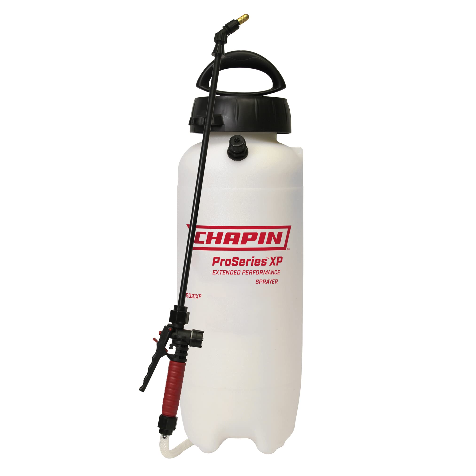 CHAPIN ProSeries front view showing tank and wand for clear identification and convenience