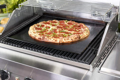 Char-Broil close-up of griddle edge showing durable, crack-resistant detail