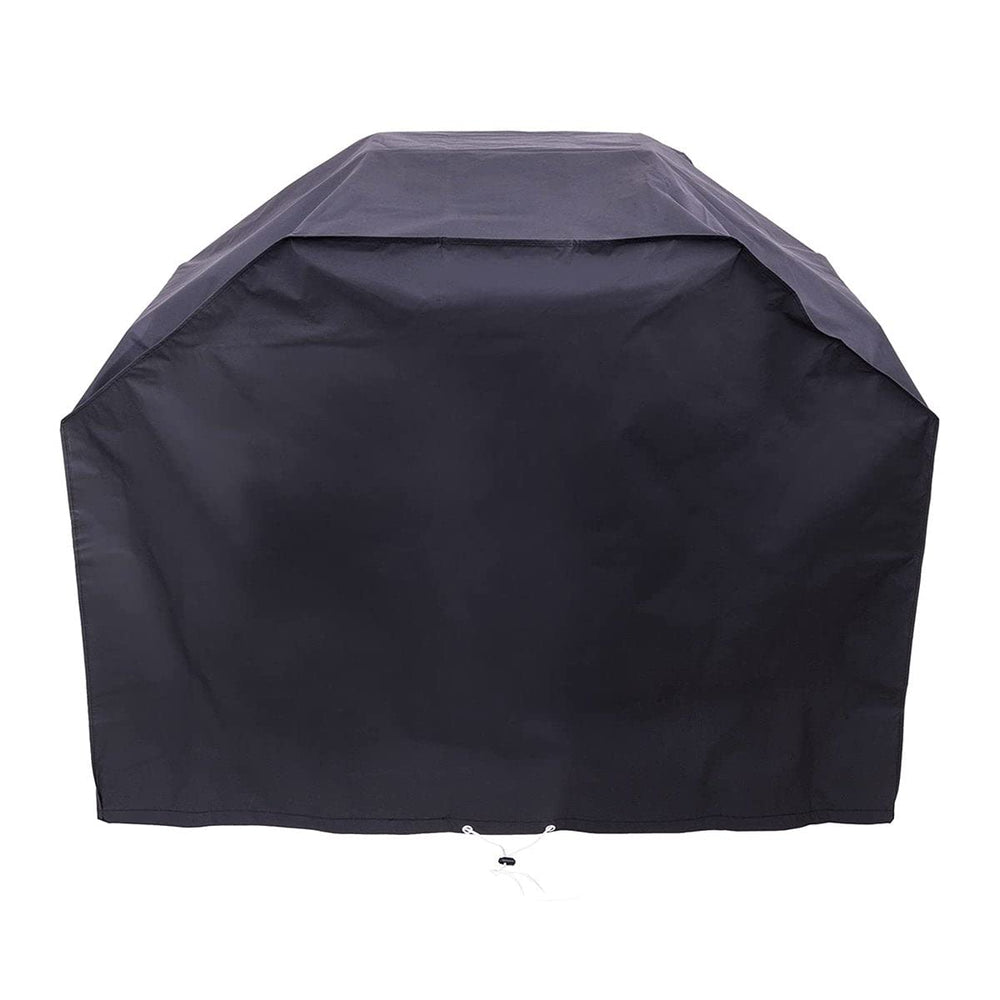 Char-Broil front view covered grill showing protective fit and weather resistance