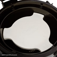 Char-Griller Smokin' Stone close-up texture highlighting durable cordierite and even heat