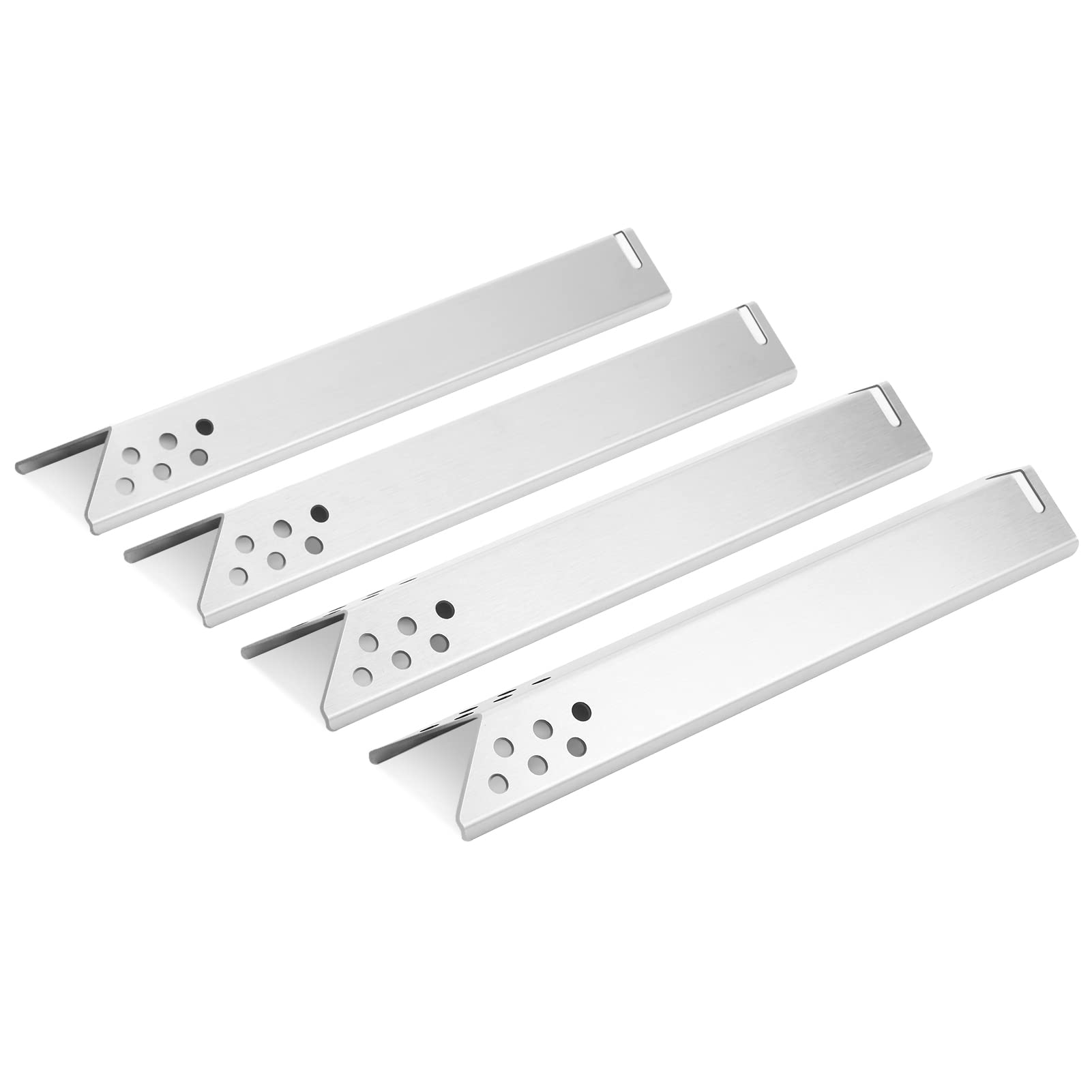 Charbrofire BG2824B close-up of glossy stainless finish for easy cleaning benefit
