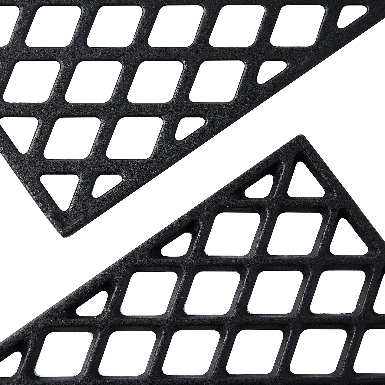 Charbrofire seasoned grate wiped with oil demonstrating easy maintenance