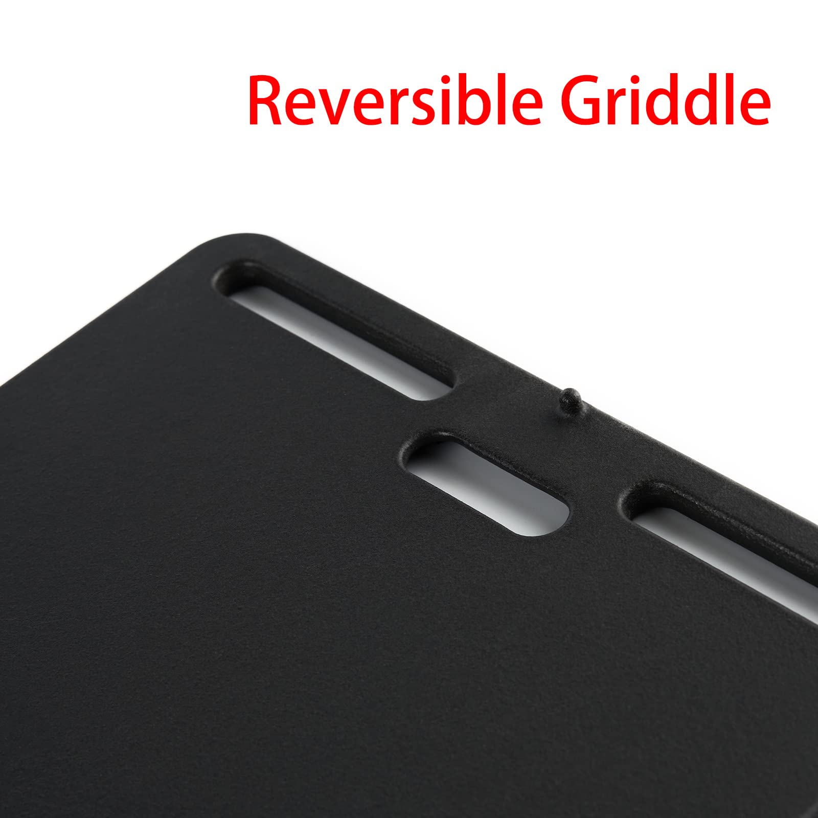 Charbrofire griddle edge and corner detail for durable construction benefit
