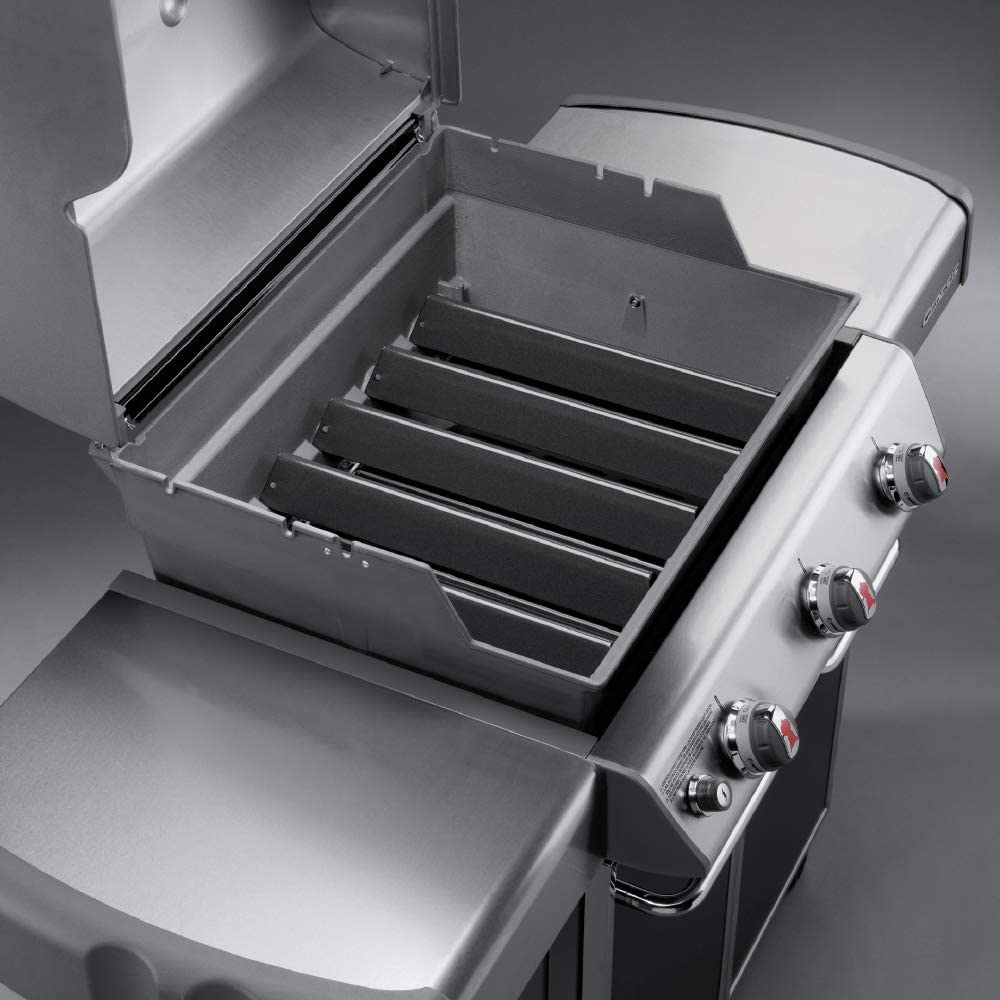 Charbrofire close-up of porcelain-coated bar surface, resists rust and lasts longer