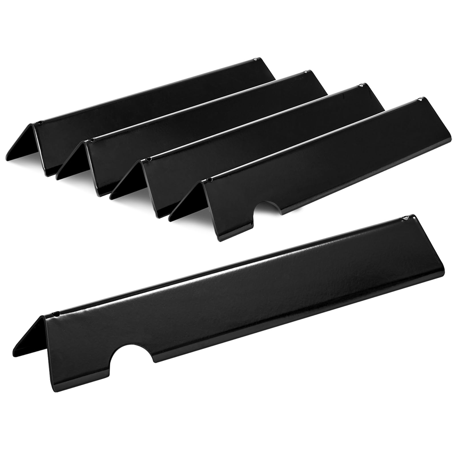 Charbrofire front view of five flavorizer bars showing fit and finish benefits