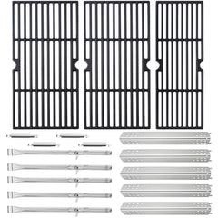 Charbrofire front view of replacement grates showing robust fit and durability
