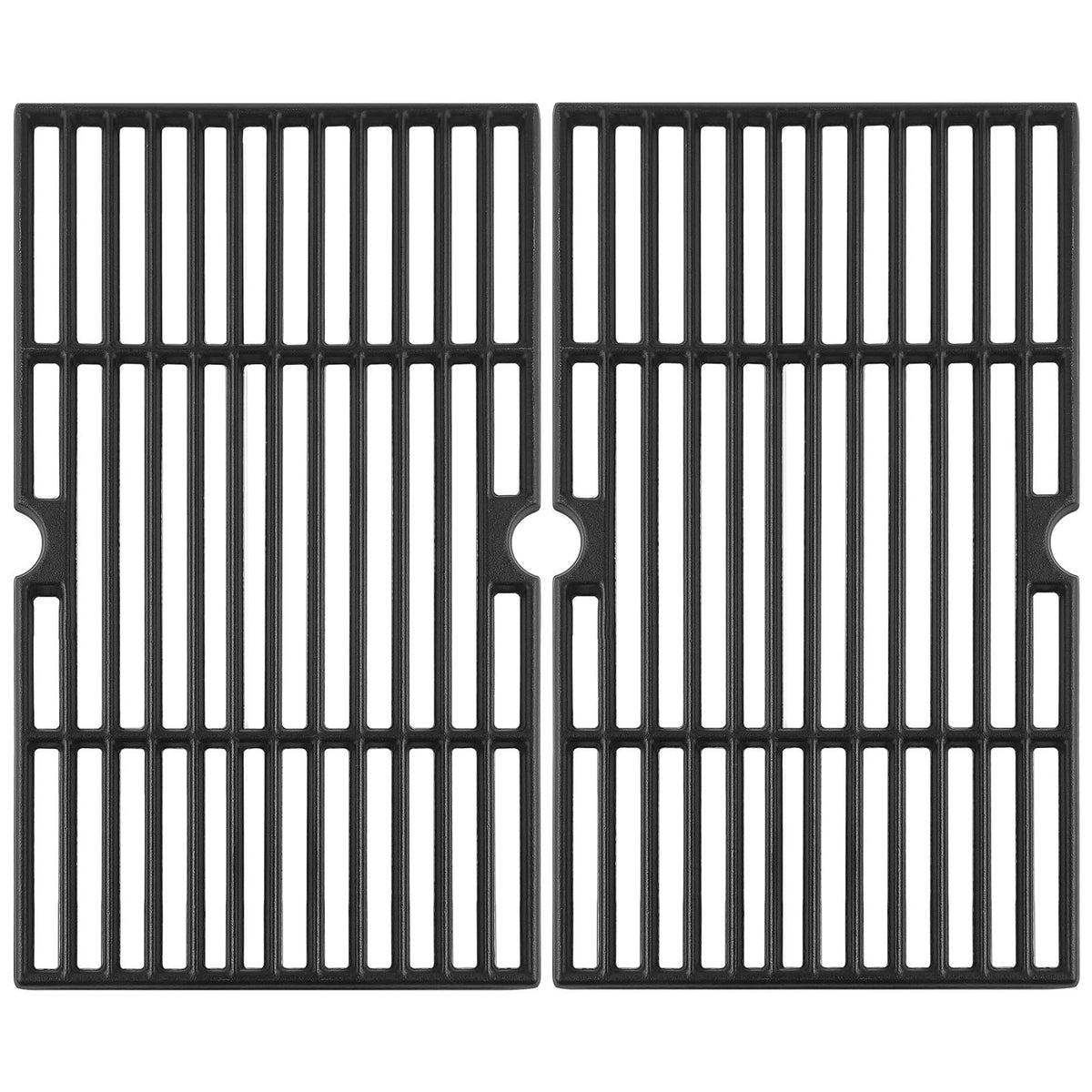 Charbrofire front view of replacement cast-iron grate showing fit and finish for accurate replacement