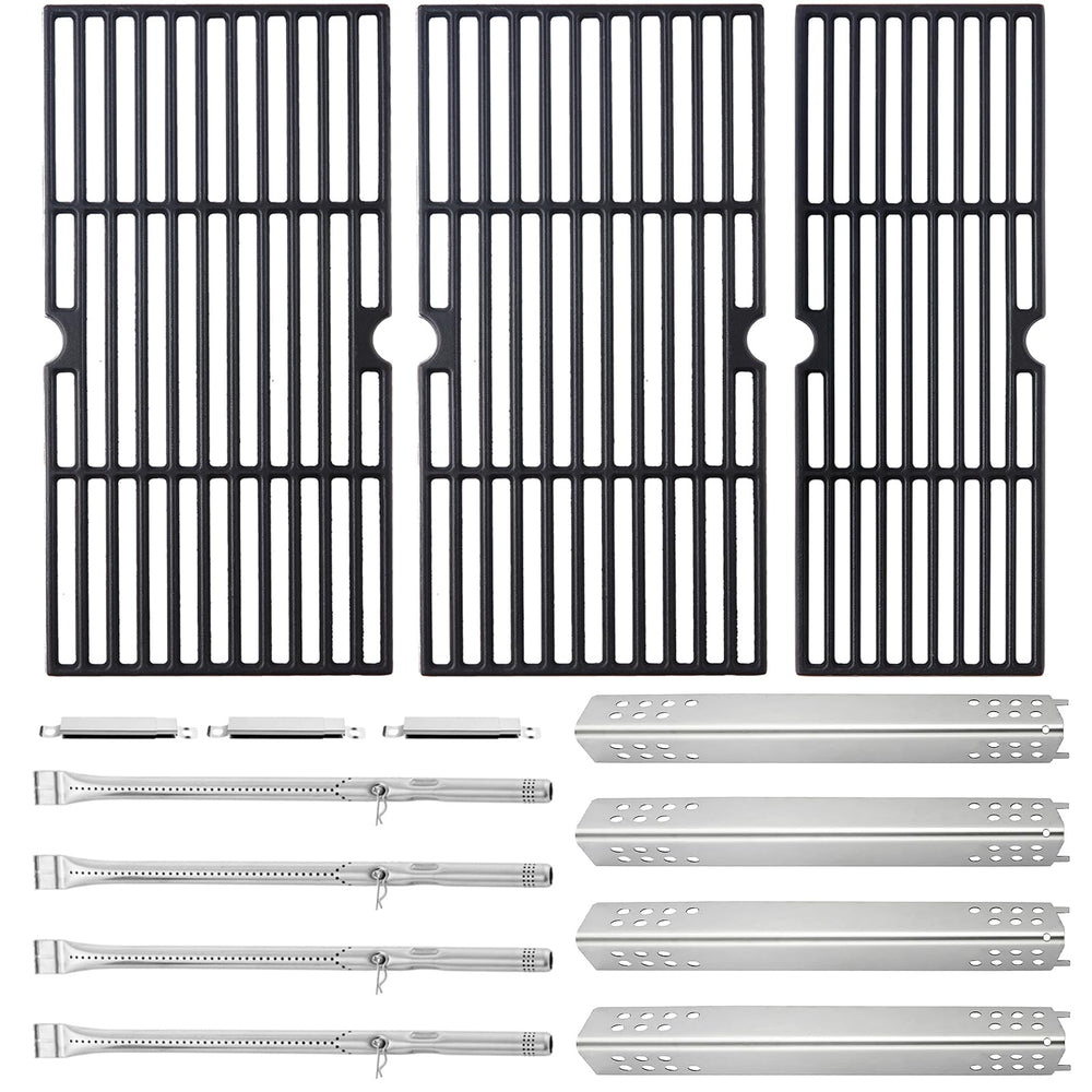 Charbrofire front view of replacement grates showing even coverage and durability