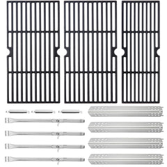 Charbrofire front view of replacement grates showing even coverage and durability