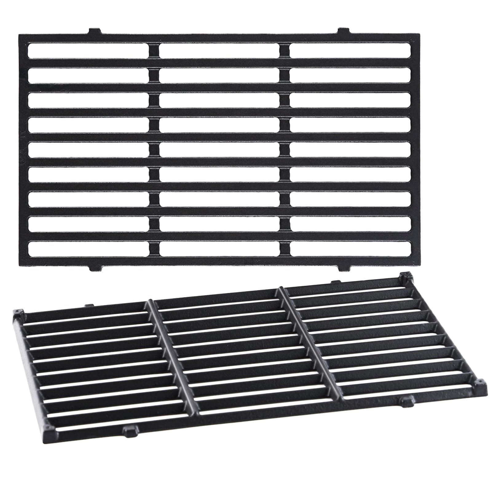 Charbrofire front view grates showing full cooking surface and fit benefit