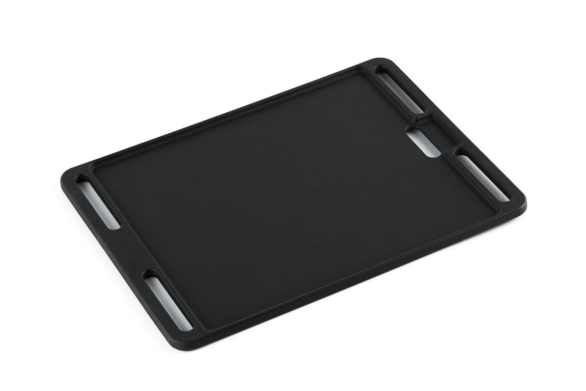 Charbrofire front view griddle showing full cooking surface and fit benefit