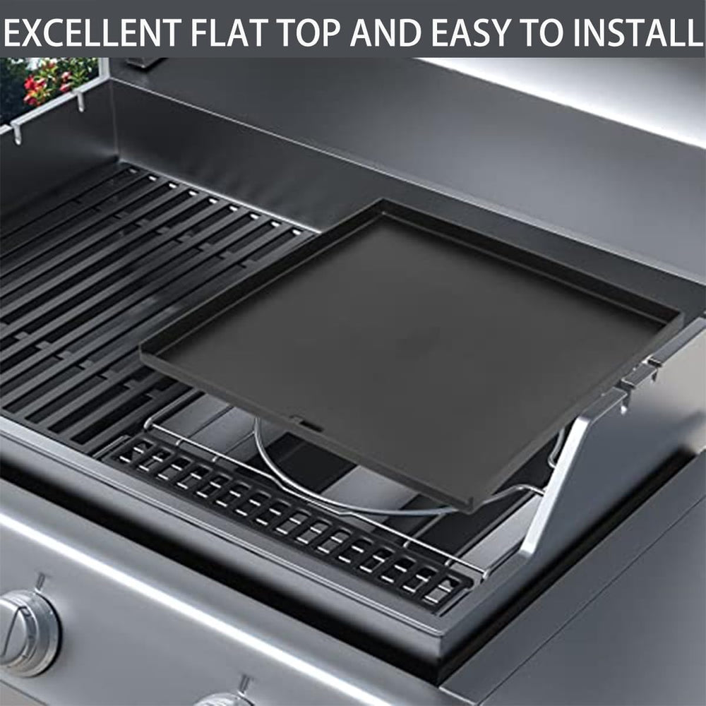 Charbrofire grease vent holes detail enabling cleaner cooking and drainage