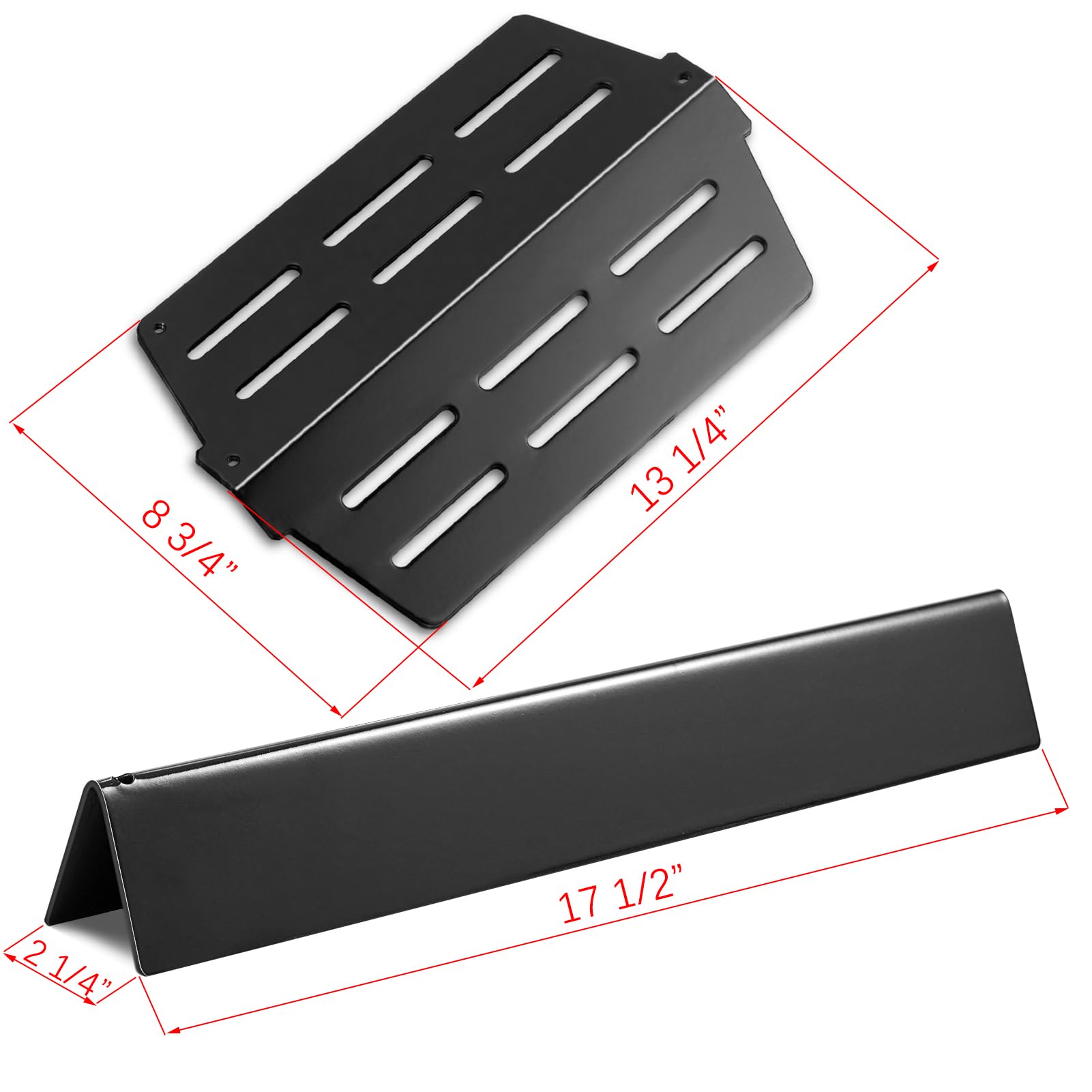 Charbrofire heat deflector bottom view showing secure fit and protection