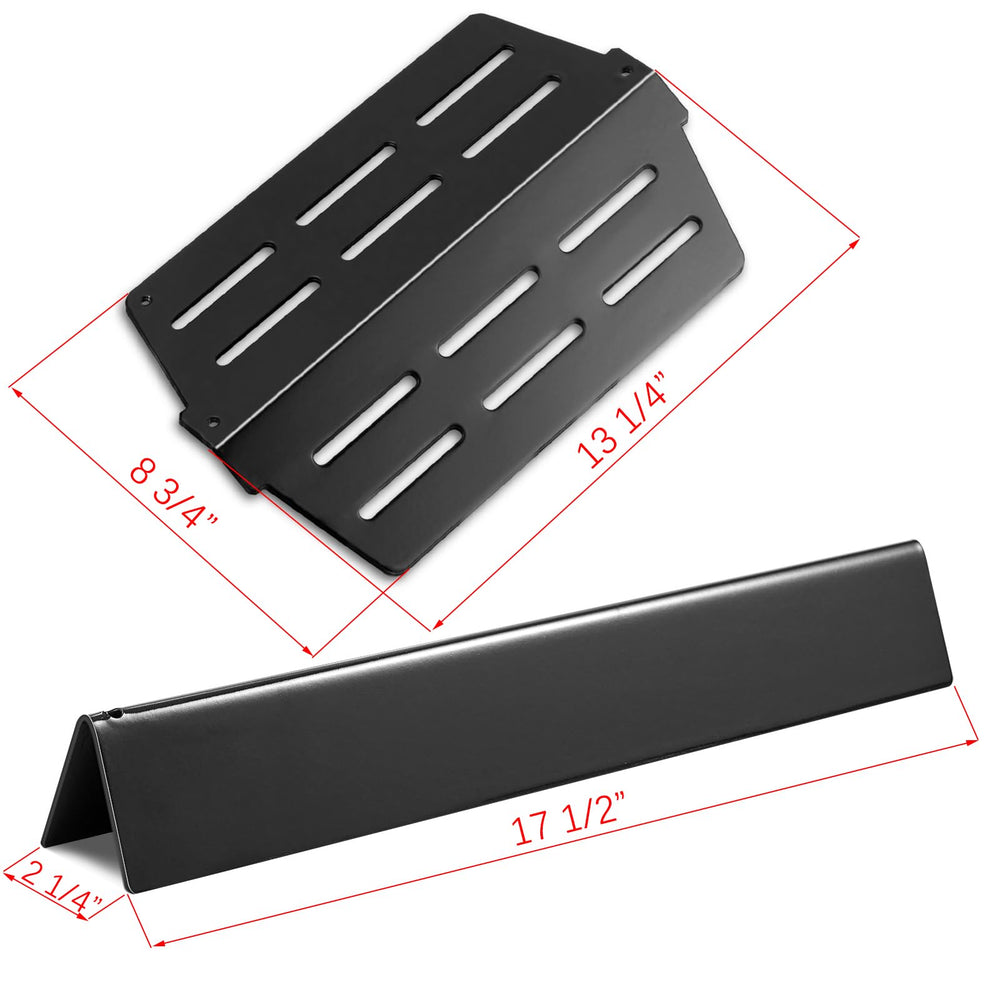 Charbrofire heat deflector bottom view showing secure fit and protection