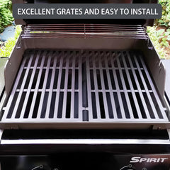 Charbrofire installed in Weber Spirit grill restoring even heat distribution
