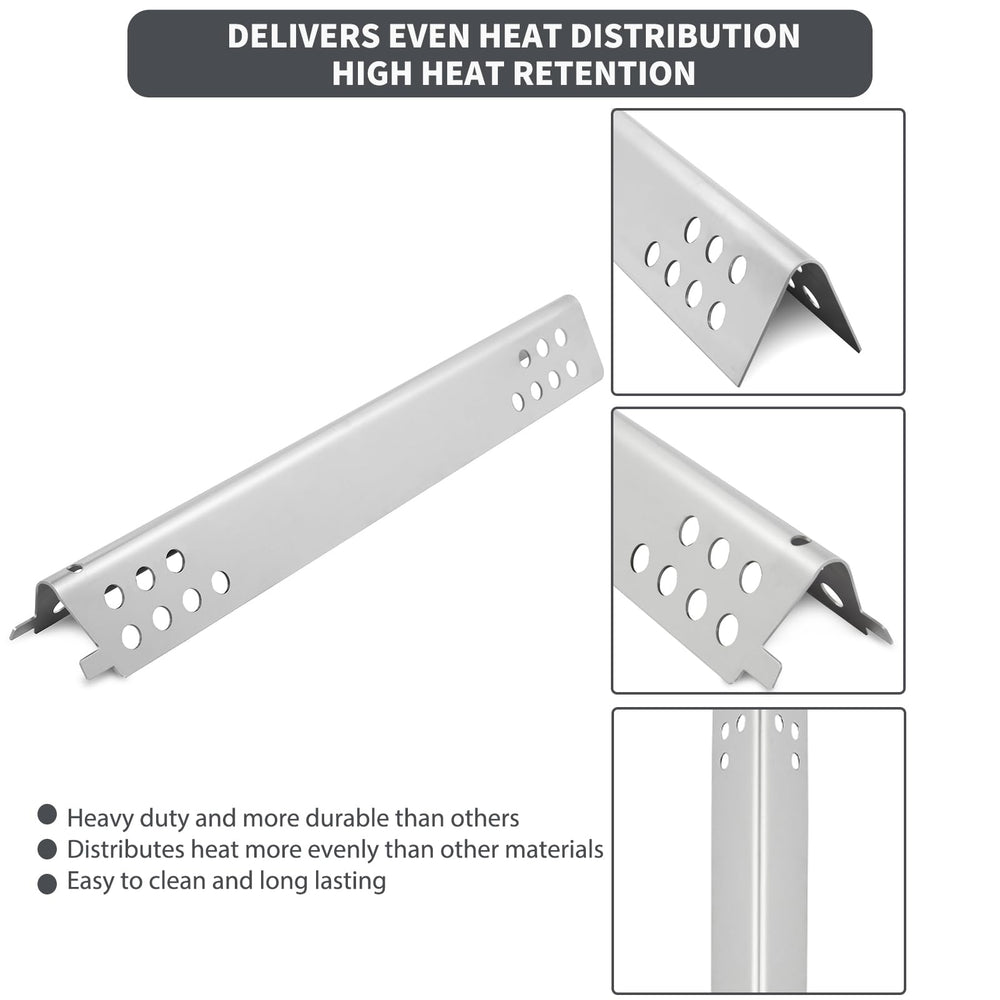 Charbrofire installed parts inside grill improving even heat distribution