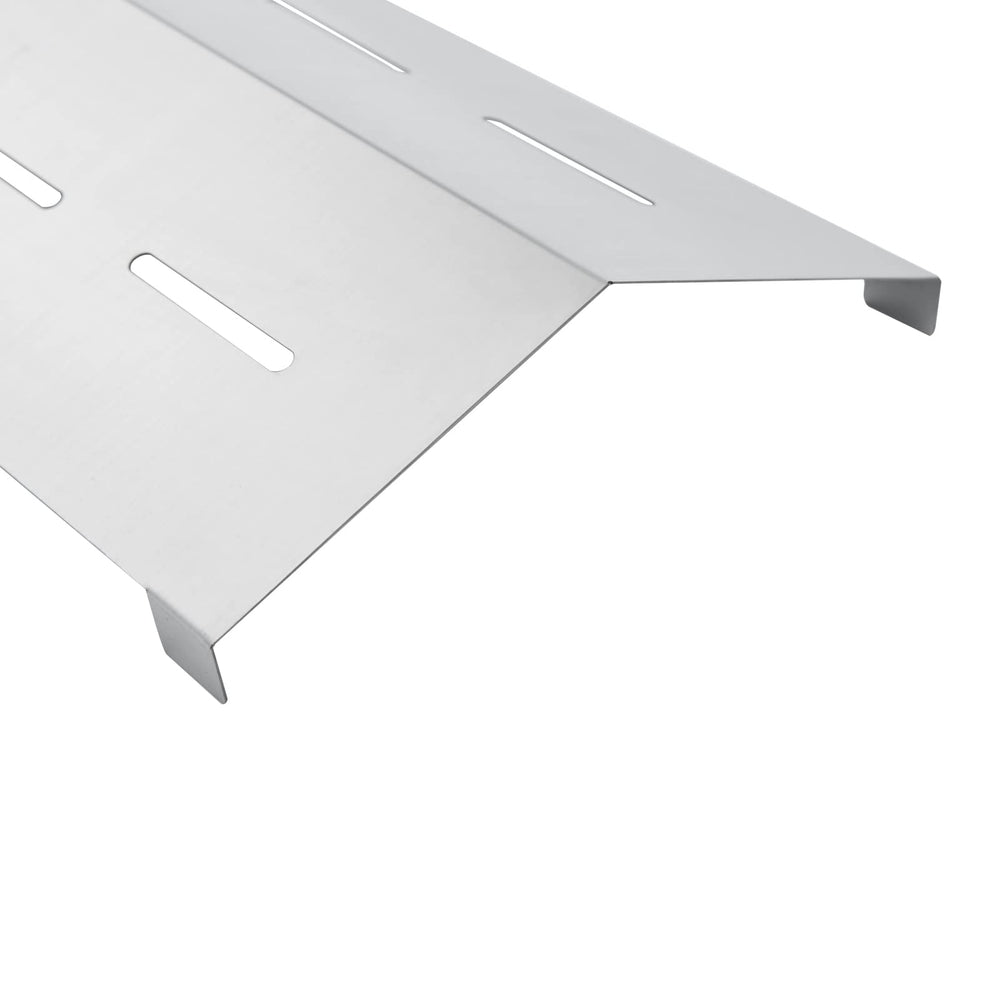 Charbrofire installed on grill protecting burners and improving even-heat distribution benefit