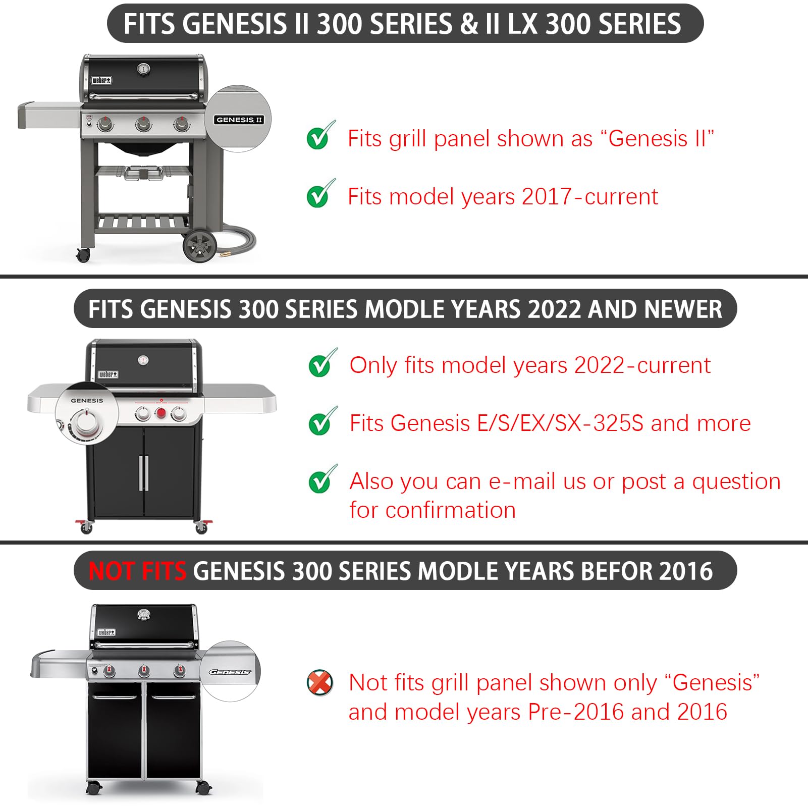 Charbrofire grates installed on Weber Genesis II showing improved searing