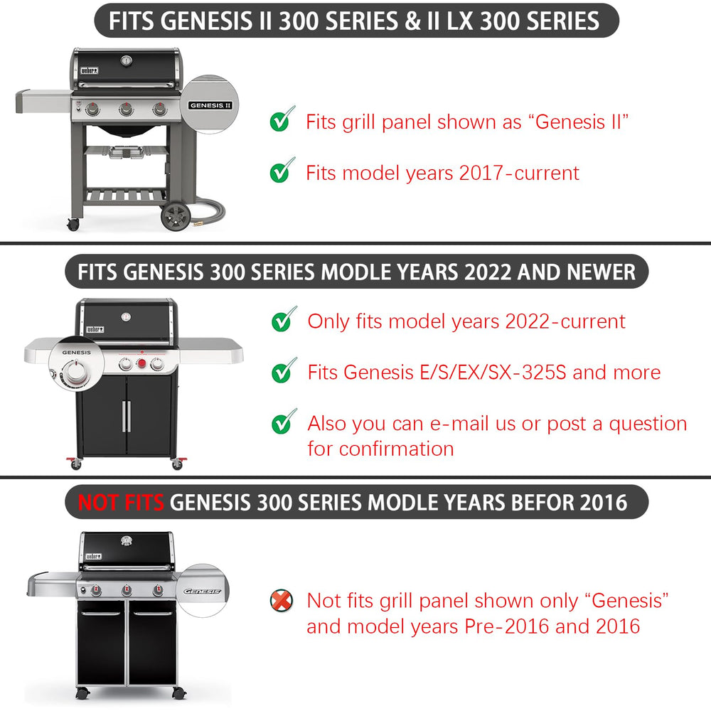 Charbrofire grates installed on Weber Genesis II showing improved searing