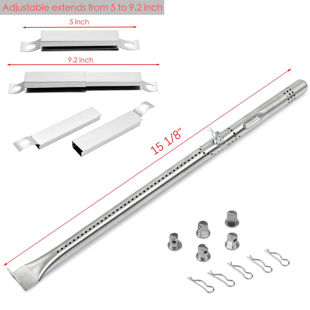 Charbrofire parts laid out next to ruler for scale and easy fit confirmation