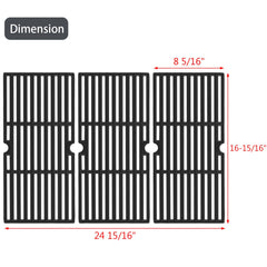 Charbrofire detailed photo of thick solid rods for improved heat retention