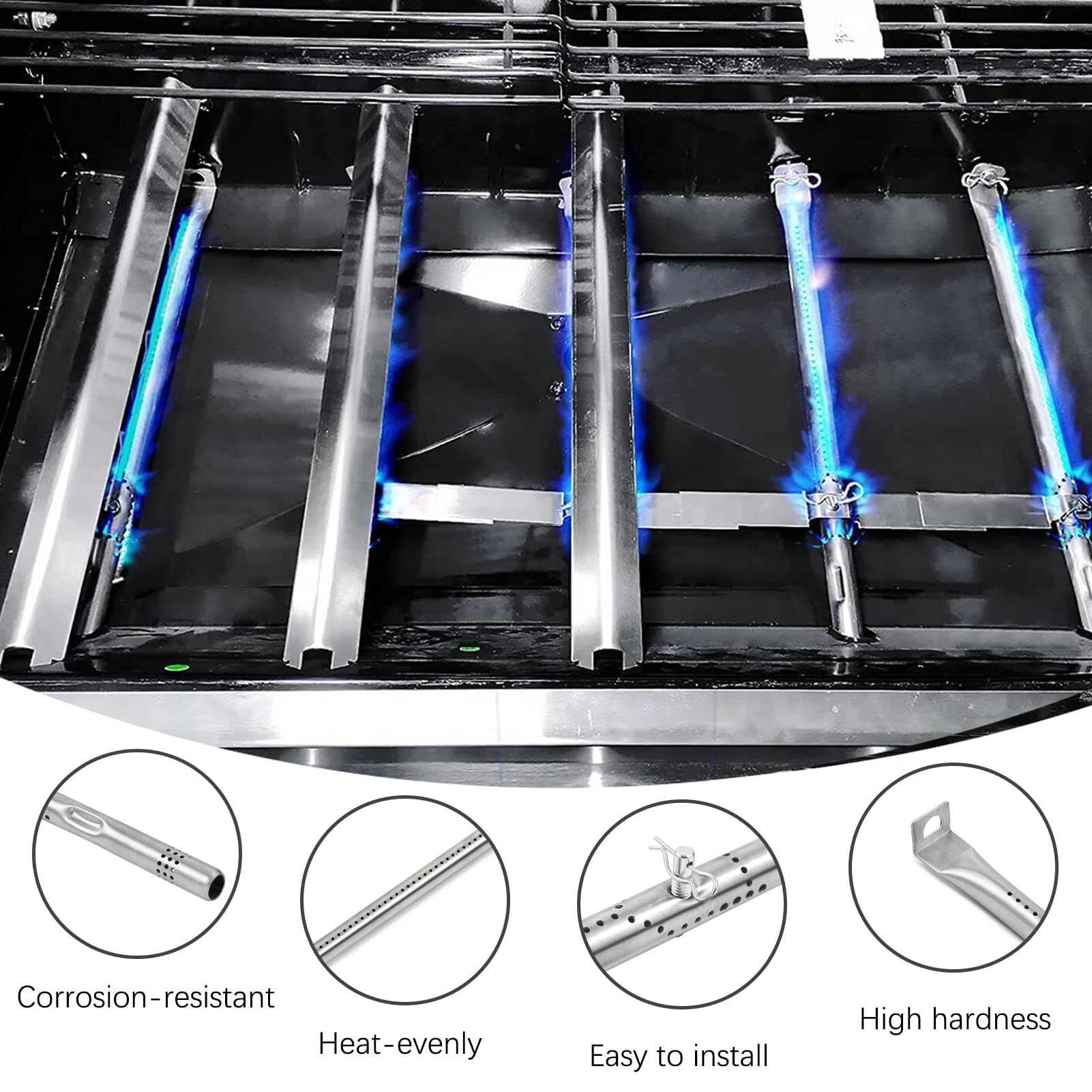 Charbrofire close-up of stainless heat tent showing thicker construction benefit