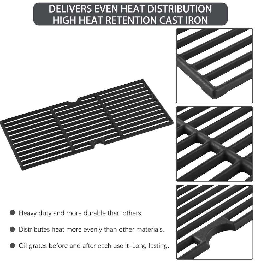 Charbrofire grates beside ruler showing size and scale for correct fit