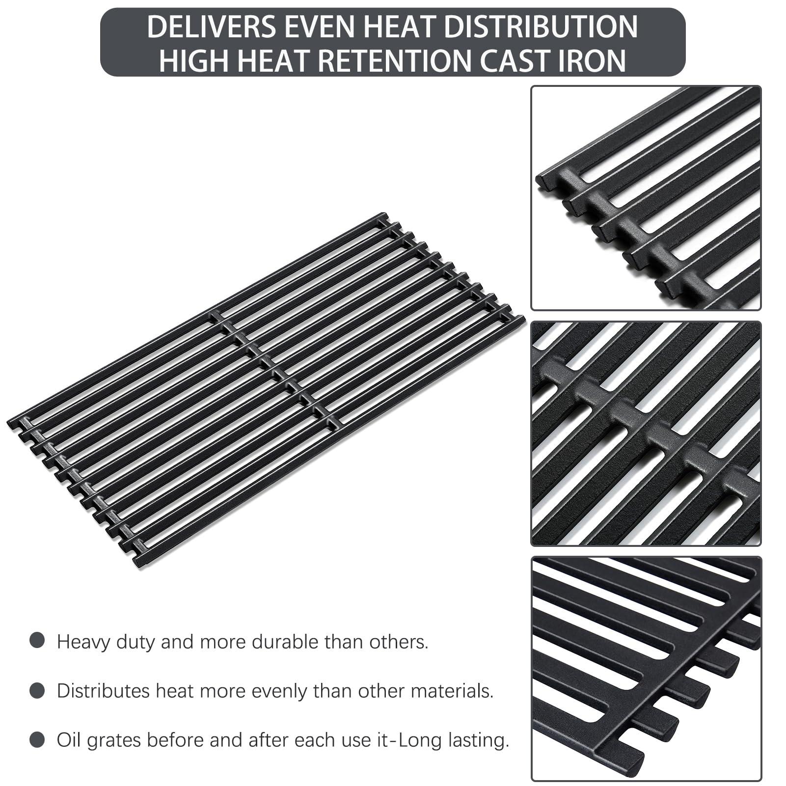 Charbrofire grates next to ruler showing scale and correct fit