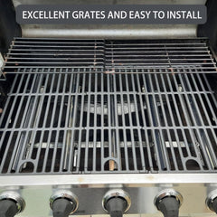 Charbrofire stainless heat shields displayed to protect burners and deflect drips