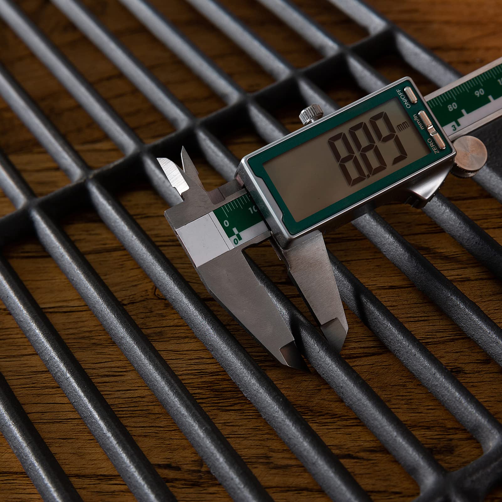 Charbrofire grates stored with cover showing easy off-season protection benefit