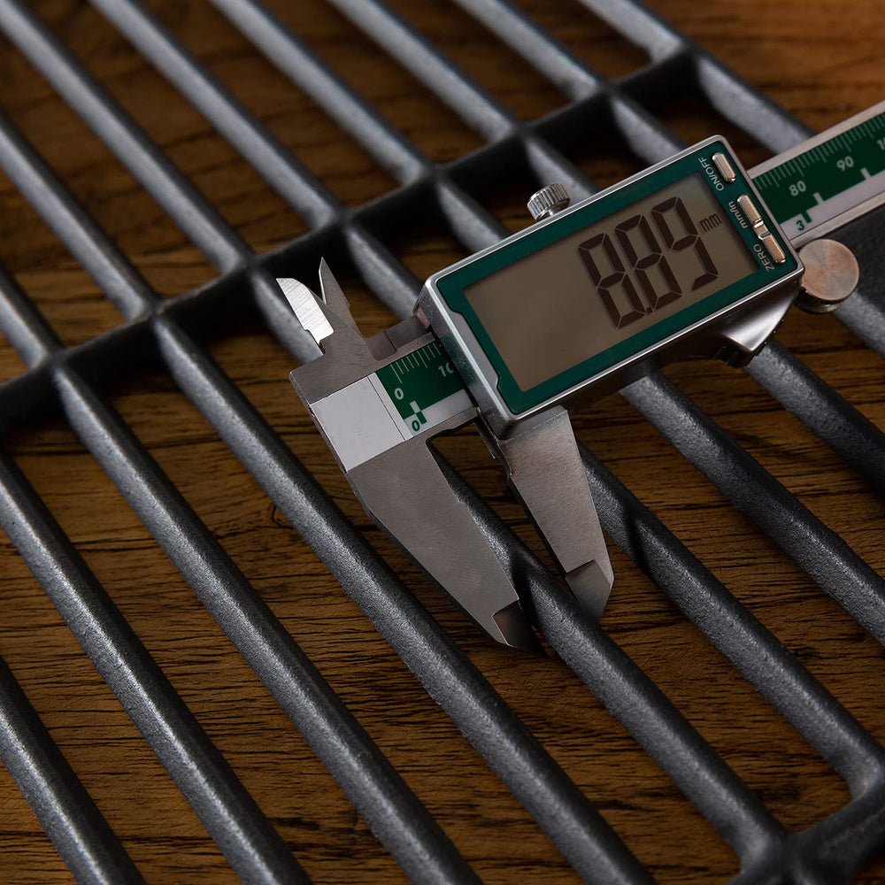 Charbrofire grates stored with cover showing easy off-season protection benefit