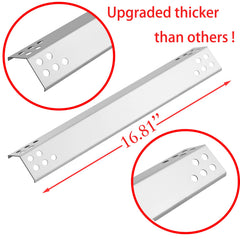 Charbrofire tube burner end detail showing durable stainless steel