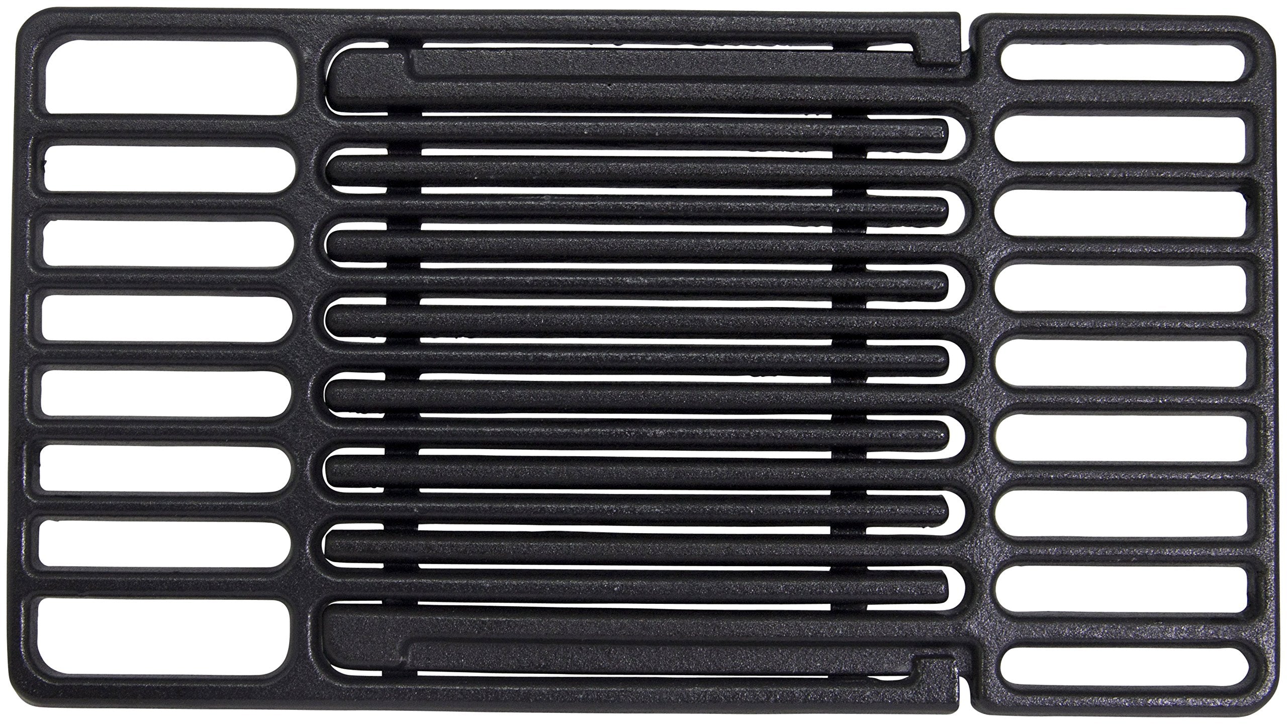 Charbroil cast iron grate front view showing sturdy design and reliable cooking surface