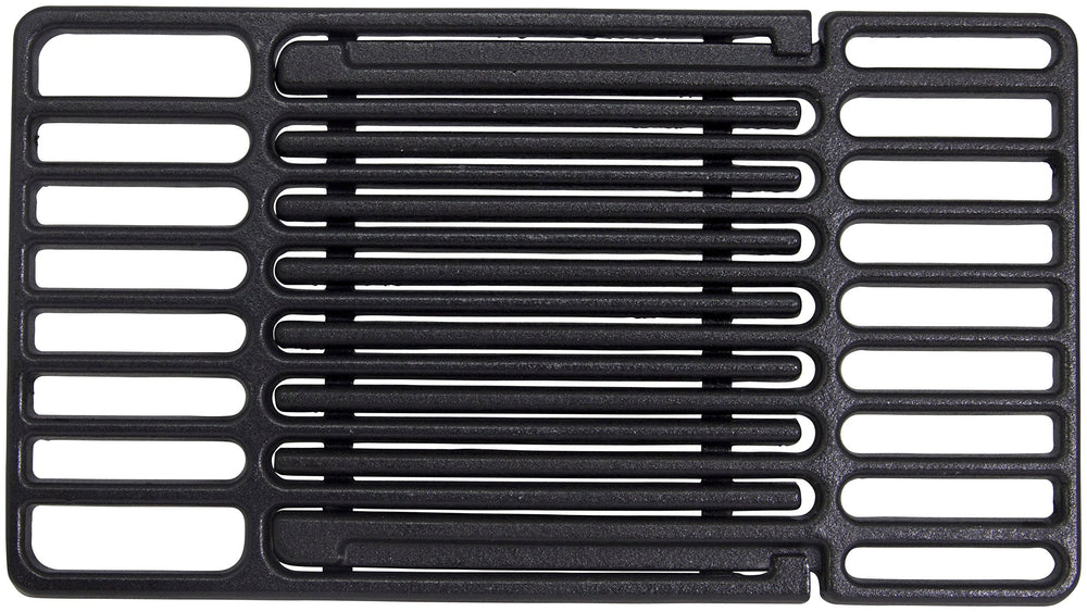 Charbroil cast iron grate front view showing sturdy design and reliable cooking surface