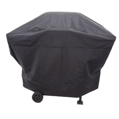 CharBroil front view showing cover fit and protection for a 2-burner grill