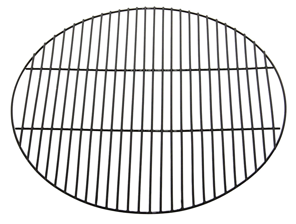 Charbroil front view of 21-inch grate showing full cooking surface and universal fit benefit