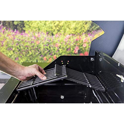 Charbroil grate in lifestyle grilling scene highlighting searing and durable use