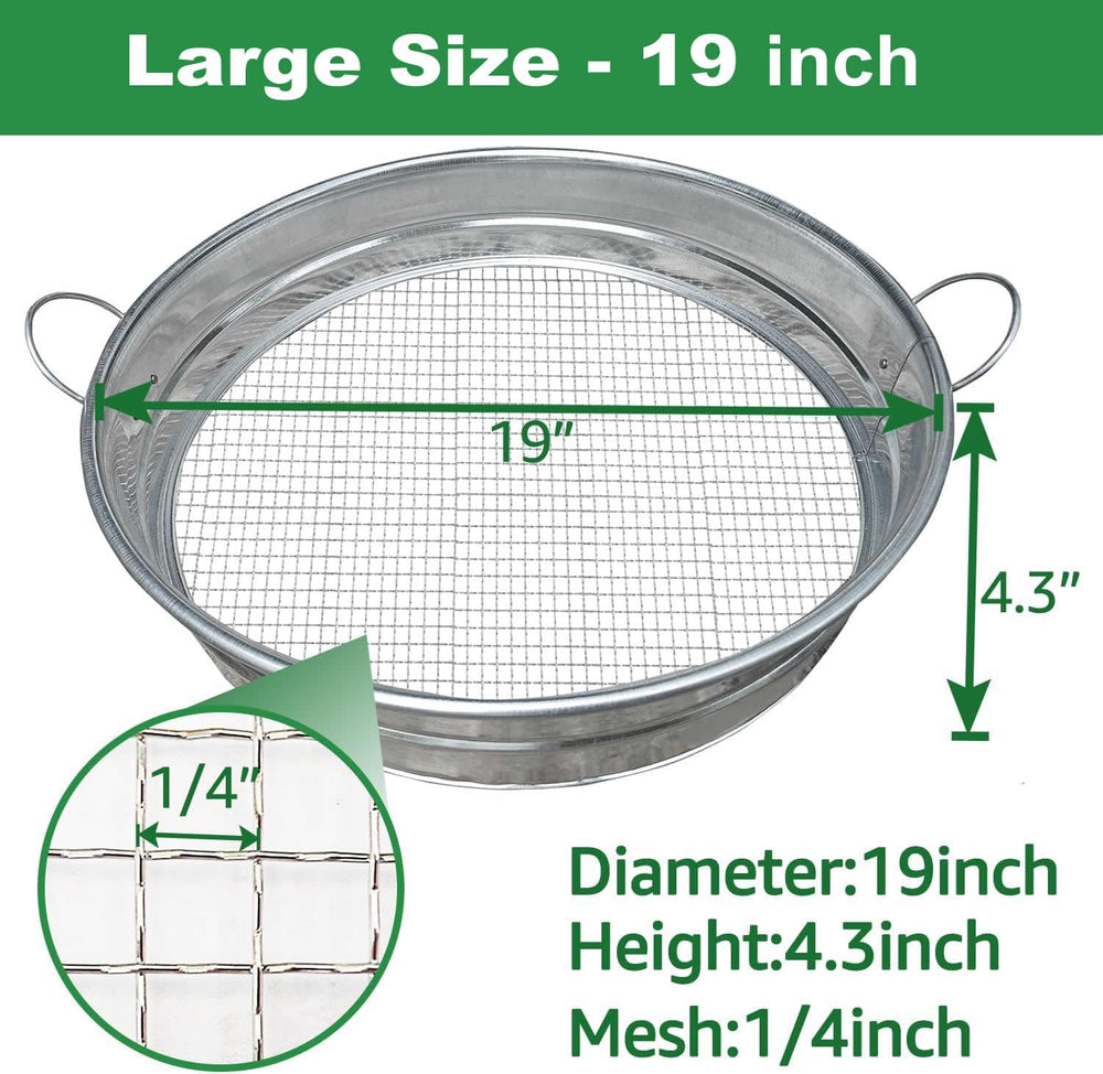 CHARMDECOR close-up of 1/4 inch galvanized mesh demonstrating durable rust-resistant filter