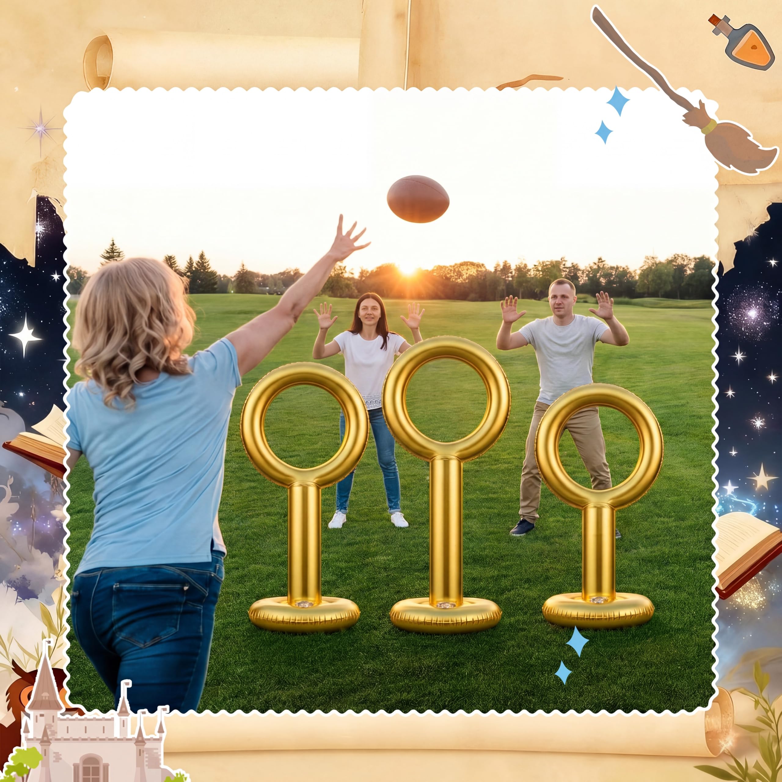 Charnoel hoops displayed together to show the three different sizes